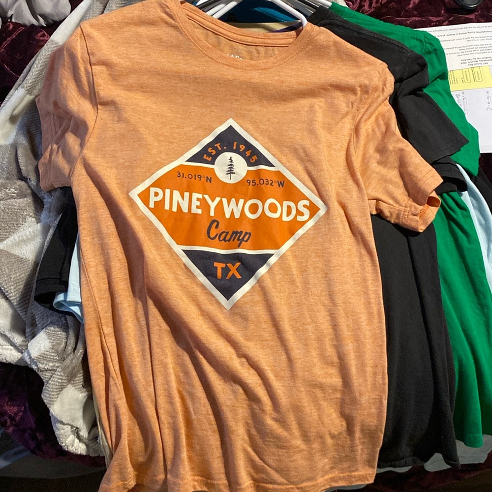 Never worn orange shirt
